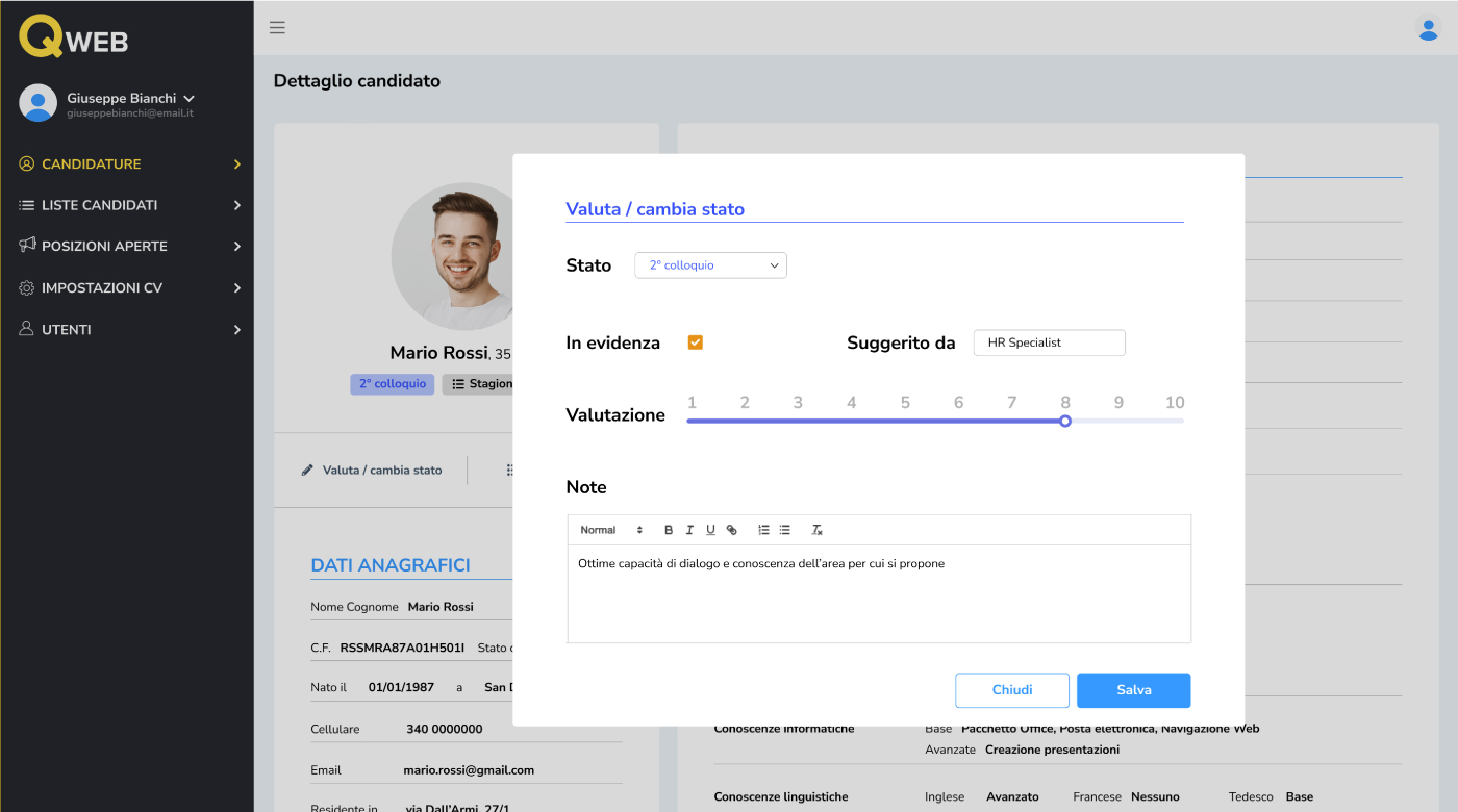 Gestione curriculum backend - 04