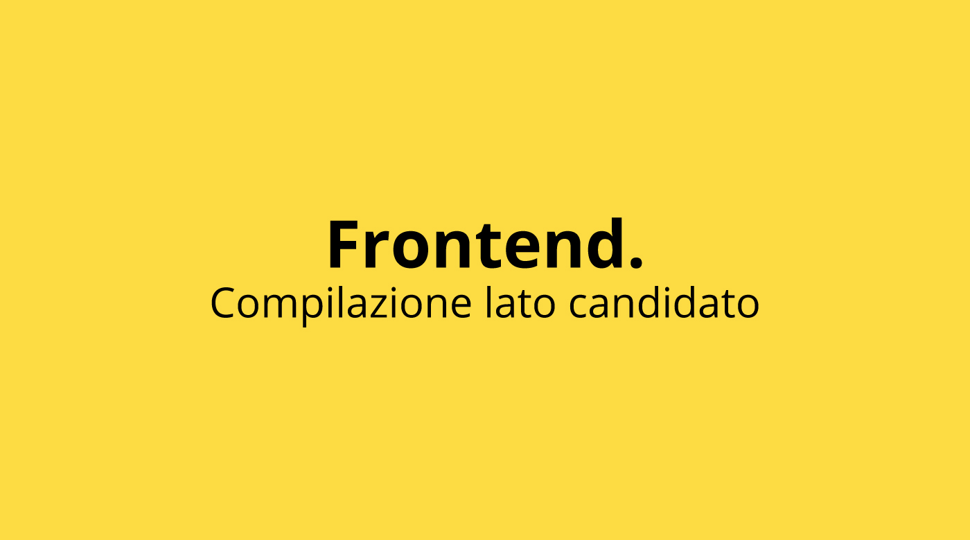 Copertina Frontend